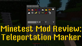 Minetest Mod Review: Teleportation Marker by Minetest Videos